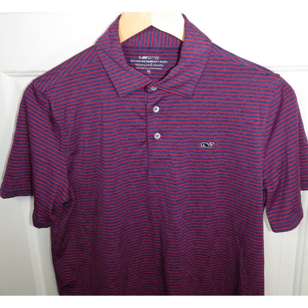 Vineyard Vines On-The-Go Sankaty Performance Polo Shirt Boys Size XL (18)